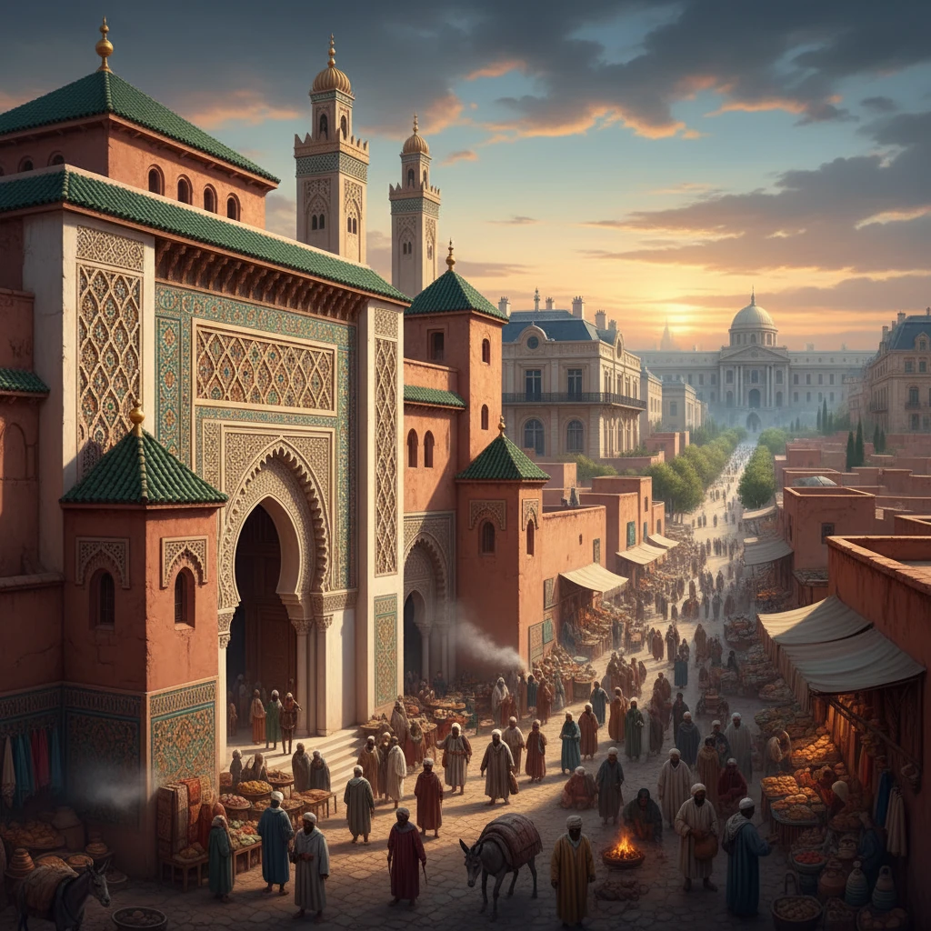 Imperial Morocco: Political Transitions from Medieval Dynasties to the French Protectorate